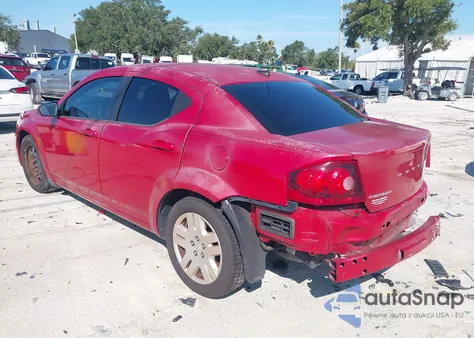 2014 Dodge Avenger Se from USA, damaged, VIN 1C3CDZAB3EN155713